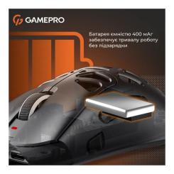 Мышка GamePro Genesis Spider Wireless/Bluetooth/USB Black Фото 9
