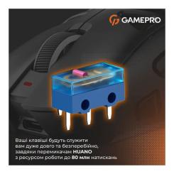 Мышка GamePro Genesis Spider Wireless/Bluetooth/USB Black Фото 10