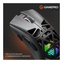 Мышка GamePro Genesis Spider Wireless/Bluetooth/USB Black Фото 5