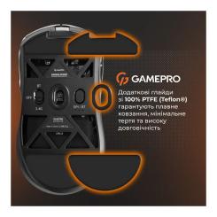 Мышка GamePro Genesis Spider Wireless/Bluetooth/USB Black Фото 8