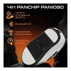 Мышка RAWM ER21 Wireless/Bluetooth White Фото 2