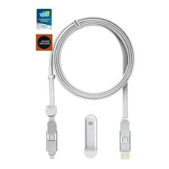 Дата кабель Rolling Square 6in1 inCharge XL 3.0m white Фото 2