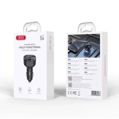 FM модулятор XO BCC18 USB-A OTG/USB-C Black Фото 3