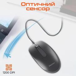 Мышка Meetion M100 USB Black Фото 3