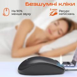 Мышка Meetion M100 USB Black Фото 5