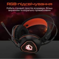 Наушники Meetion HP020 Black/Orange Фото 4