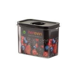Пищевой контейнер Herevin Canister-Vacuum Lid-White-Black вакумна кришка 1.2 Фото 1