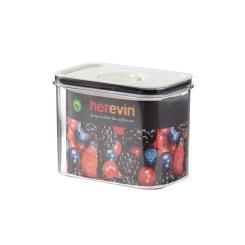 Пищевой контейнер Herevin Canister-Vacuum Lid-White-Black вакумна кришка 1.2 Фото 2