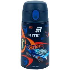 Поильник-непроливайка Kite Hot Wheels термос з трубочкою 400 мл Фото