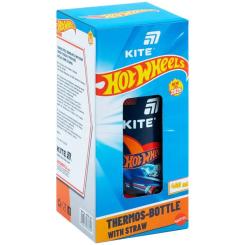 Поильник-непроливайка Kite Hot Wheels термос з трубочкою 400 мл Фото 3
