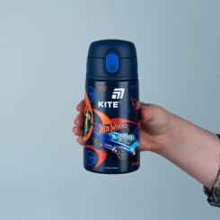 Поильник-непроливайка Kite Hot Wheels термос з трубочкою 400 мл Фото 4