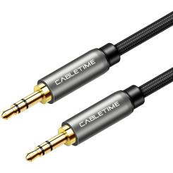 Кабель мультимедийный Cabletime 3.5mm M to 3.5mm M 1.8m Фото 1