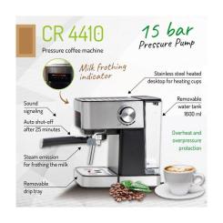 Рожковая кофеварка эспрессо Camry CR 4410 Фото 10