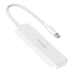 Концентратор J5create USB-C to 4xUSB-A 3.2 10Gbps white Фото 2