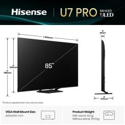 Телевизор Hisense 85U7Q PRO Фото 1