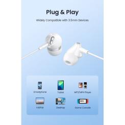 Наушники Vention Echo Lite 3.5mm In-Ear Wired White Фото 10