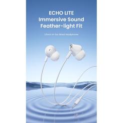 Наушники Vention Echo Lite 3.5mm In-Ear Wired White Фото 2