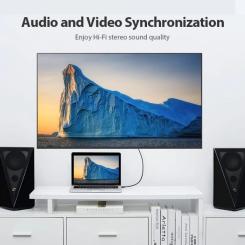 Кабель мультимедийный Vention HDMI M to HDMI M 1.0m 4K60Hz black Фото 5