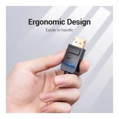 Кабель мультимедийный Vention DisplayPort M to VGA M 1.5m 1080p60Hz black Фото 3