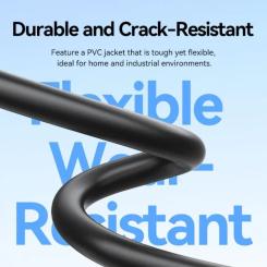 Патч-корд Vention 10м, UTP cat 6 RJ-45 black Фото 7