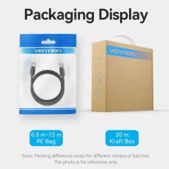 Патч-корд Vention 8м, S/FTP cat 8 RJ-45 black Фото 10