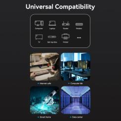 Патч-корд Vention 8м, S/FTP cat 8 RJ-45 black Фото 8