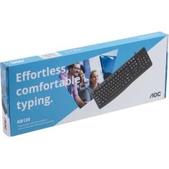 Клавиатура AOC KB120B USB UA Black Фото 9