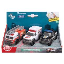 Спецтехника Dickie Toys набор Быстрое реагирование Микро Фото 1