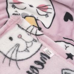 Плед Ardesto Flannel 100% полиэстер, котики 160х200 см Фото 4