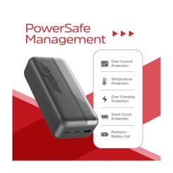 Батарея универсальная Energizer 30000mAh 15W 3A, USB-А, 2хUSB-C Black Фото 8