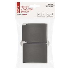 Розетка EMOS 16A 250V IP44 подвійна Фото 5