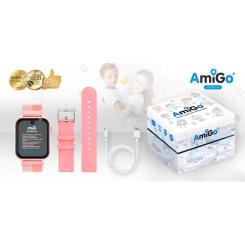 Смарт-часы Amigo GO10S Pro WIFI Рожевий Смарт-годинник для дітей Фото 1