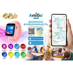 Смарт-часы Amigo GO10S Pro WIFI Рожевий Смарт-годинник для дітей Фото 4