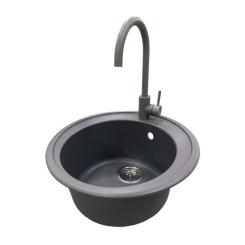 Мойка кухонная Adamant Sun сірий Фото 2