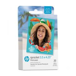 Фотобумага HP Zink 3.5x4.25" Sprocket, glossy, self-adhesive, 20 Фото