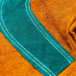 Защитные перчатки Deli Cowhide, краги сварщика 14" Фото 3