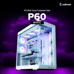 Корпус для ПК Zalman P60WHITE Фото 1