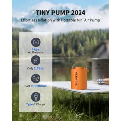 Насос для надувной мебели Flextail Tiny Pump, помаранчевий Фото 2