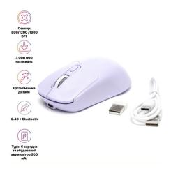 Мышка Hölmer MW-02OF Wireless/Bluetooth Purple Фото 1