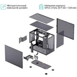 Корпус для ПК JONSBO D32 PRO MESH Black Фото 4