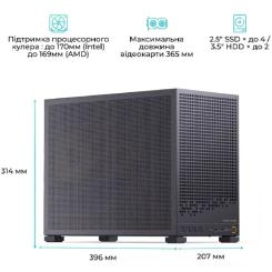 Корпус для ПК JONSBO D32 PRO MESH Black Фото 7