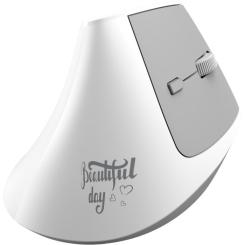 Мышка Ajazz i300 Wireless/Bluetooth/USB White Фото 2