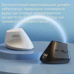Мышка Ajazz i300 Wireless/Bluetooth/USB White Фото 8