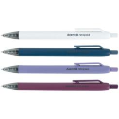 Ручка гелевая Axent Rapid 0,5 мм, синій Фото 1