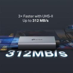 Считыватель флеш-карт TP-Link USB-C to SD/TF Фото 6