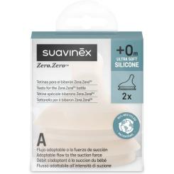 Соска Suavinex ZERO.ZERO антиколікова, адаптивний потік, нюдова, Фото 1