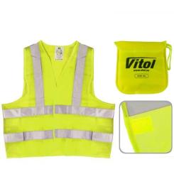 Жилет сигнальный VITOL жовтий 116B XL Фото 1