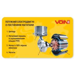 Автомобильный компрессор VOIN VL-550 150psi/15Amp/40л Фото 7