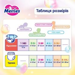 Подгузники Merries трусики Розмір XXL (15-28 кг) 24 шт Фото 11