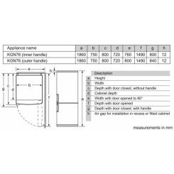 Холодильник Bosch KGN76CXE0N Фото 6